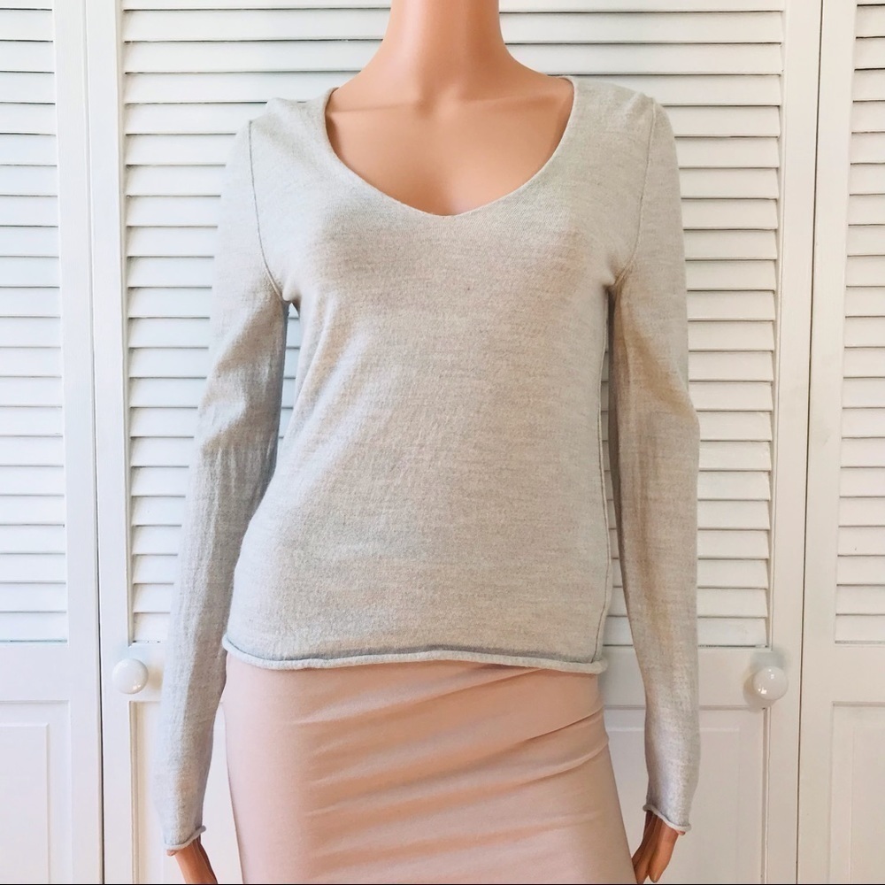 ZADIG & VOLTAIRE Strass Skull Meri­no Wool Sweater Size Medium